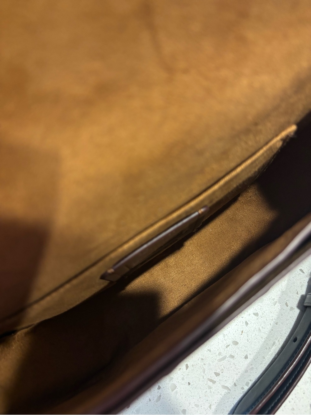 Coach Georgie Saddle Bag + Matching Wallet Signature Navy Embossed Leather - Picture 10 of 10